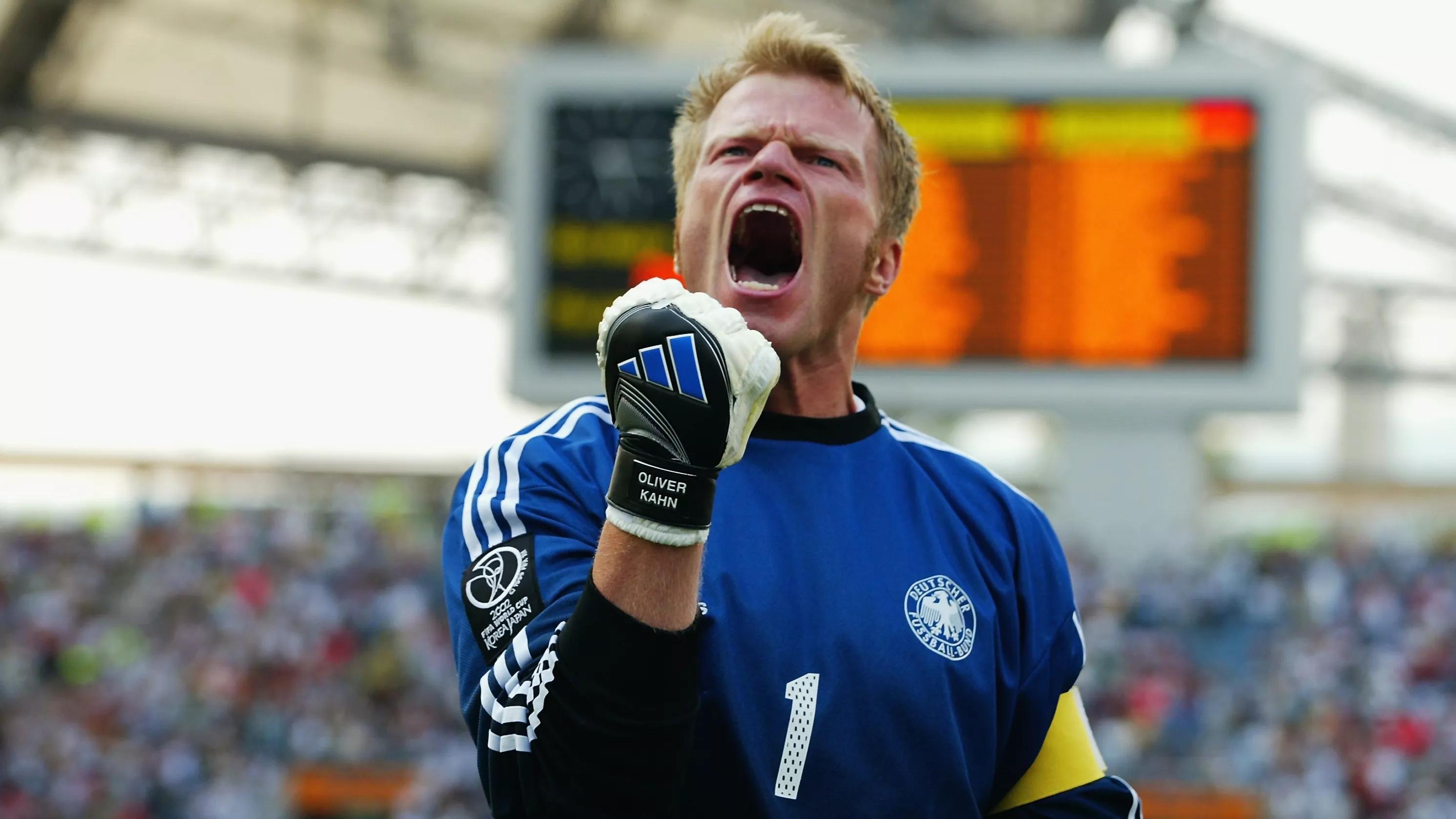 Disciplined performances of oliver kahn in the 2002 world cup