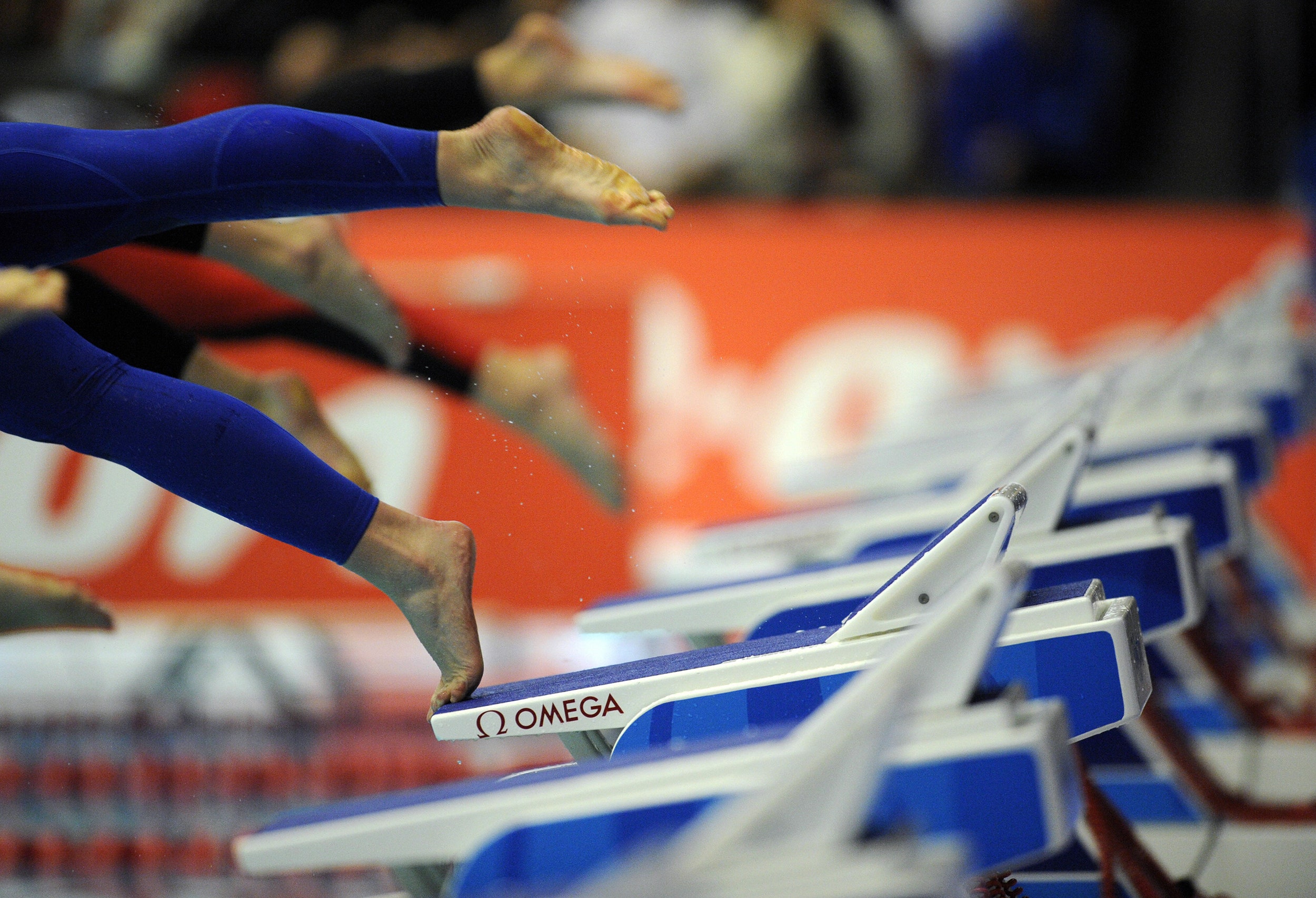 Resilient athletes thrive with olympic starting blocks in swimming
