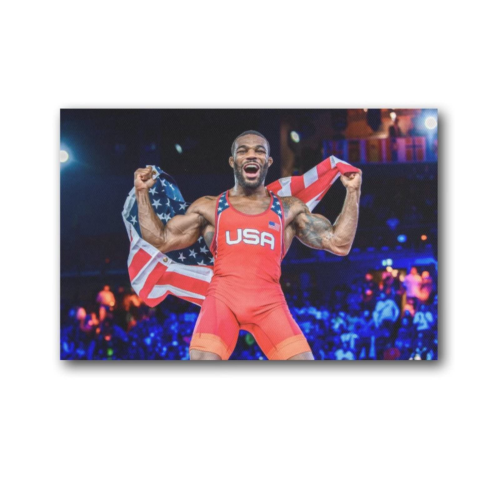 Visionary olympic wrestling poster captures the spirit of competition