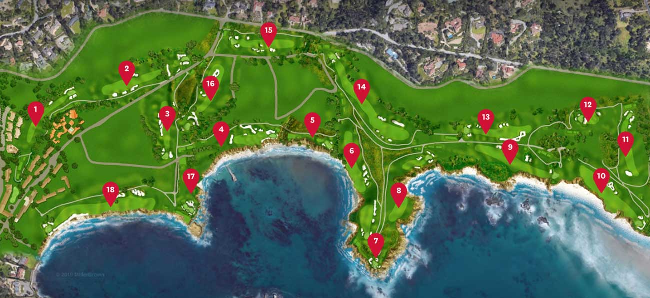 **explore the stunning layout of pebble beach hole 7 today**