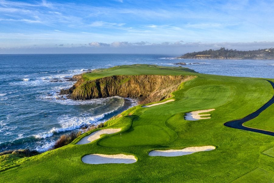 Passionate exploration of high resolution pebble beach golf course