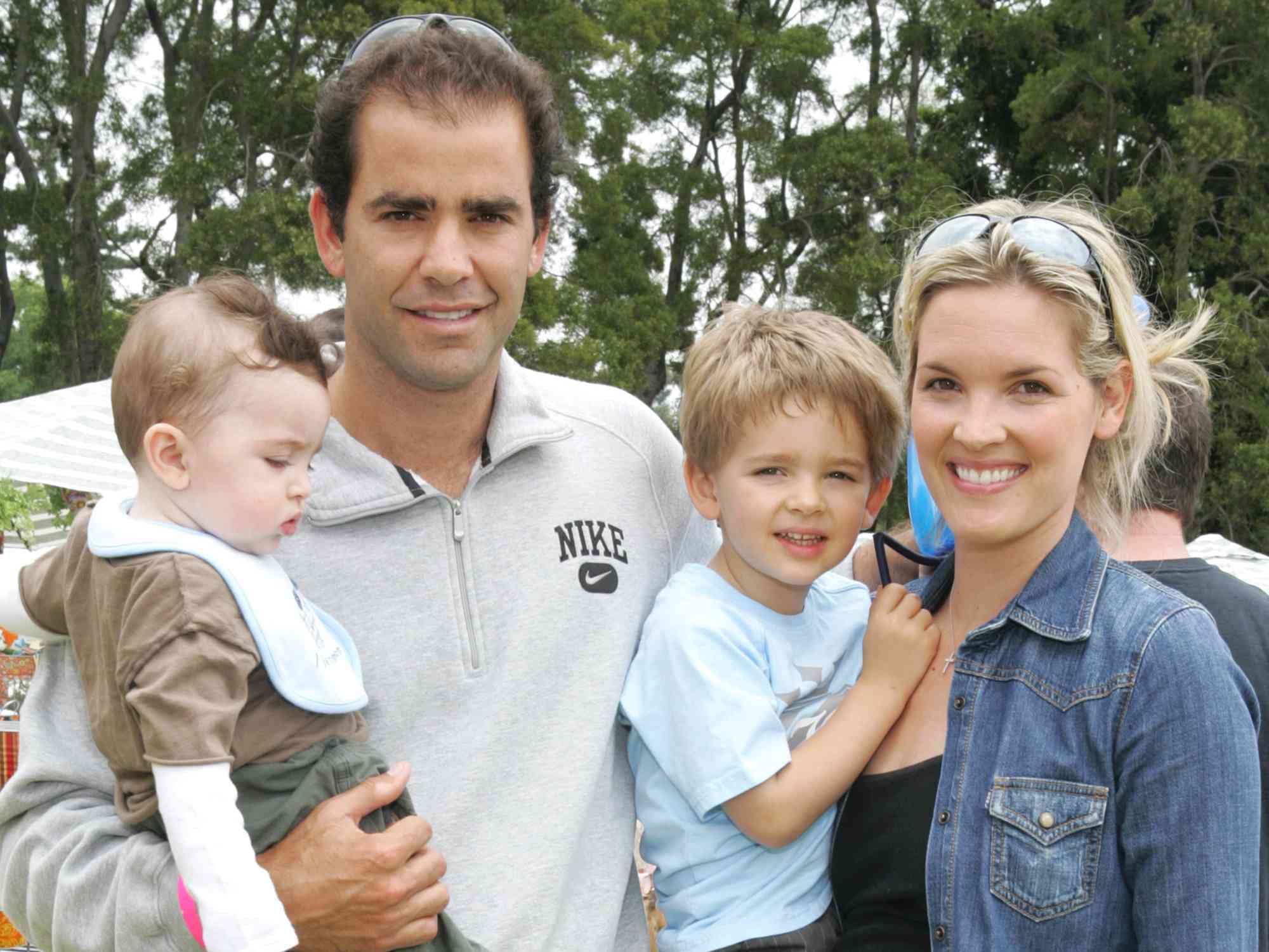 Pete sampras family photos showcasing heroic moments together