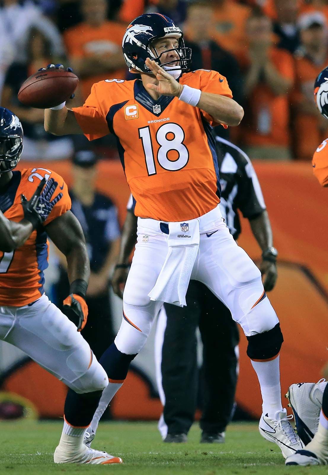Peyton manning images showcase versatile moments of an nfl legend