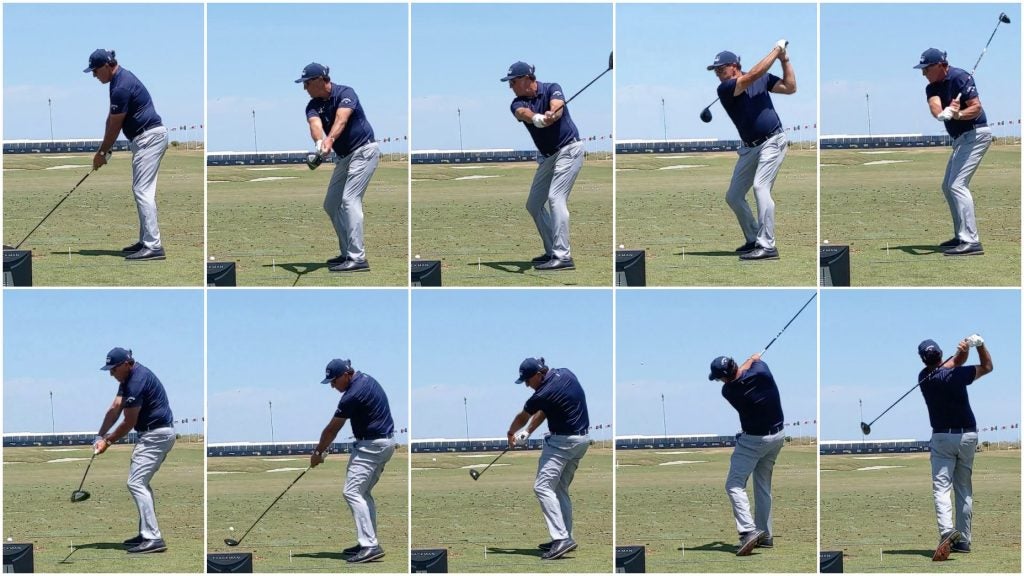 Phil mickelson swing sequence reveals thrilling technique mastery