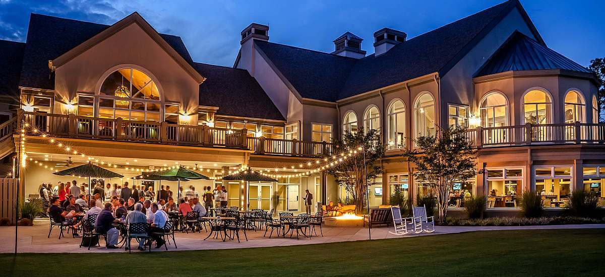 Classic elegance of the pinehurst clubhouse welcomes every golfer