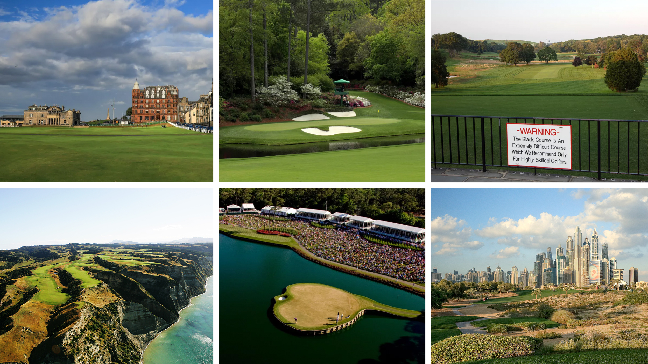 Most famous golf courses in the world that every golfer should visit