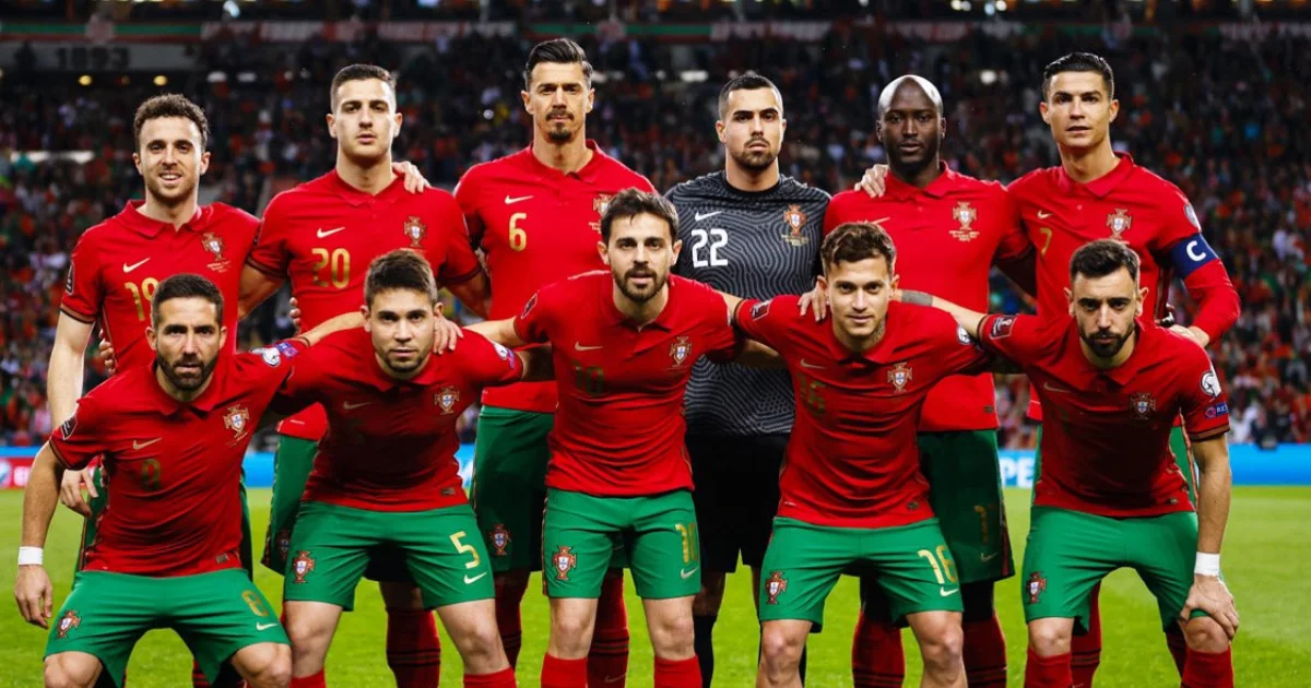 Portugal team photo showcasing a sophisticated spirit of unity