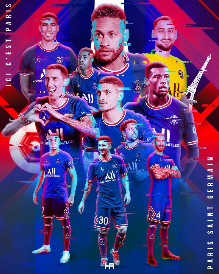 Psg poster embodies courageous spirit of football fans worldwide