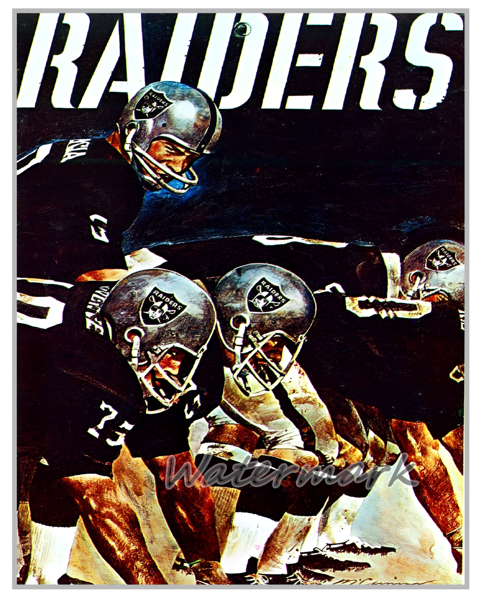 Iconic oakland raiders posters to showcase your team spirit today