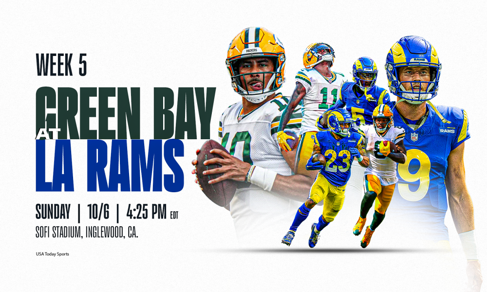 Rams v packers minimalist showcase of football’s finest rivalry