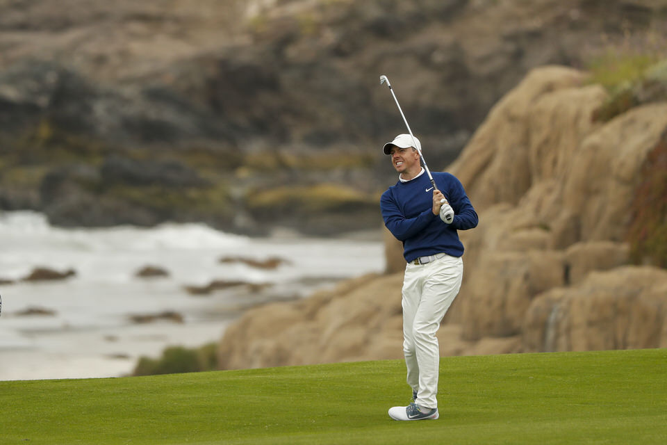 Courageous rory mcilroy shines bright at pebble beach tournament