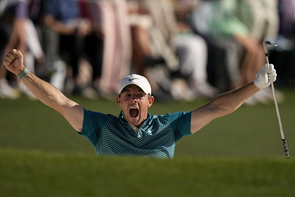 Rory mcilroy celebration showcases his unstoppable passion for golf