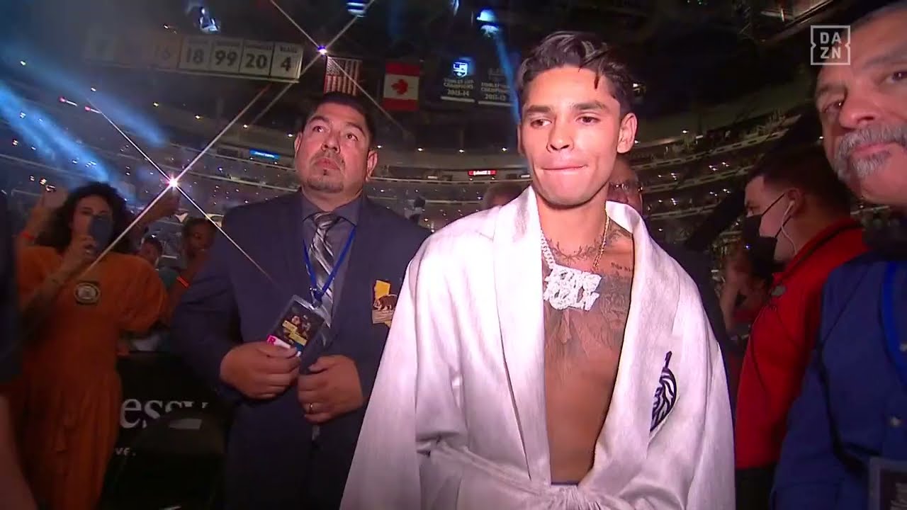Ryan garcia ring walk an exciting prelude to his epic fight night