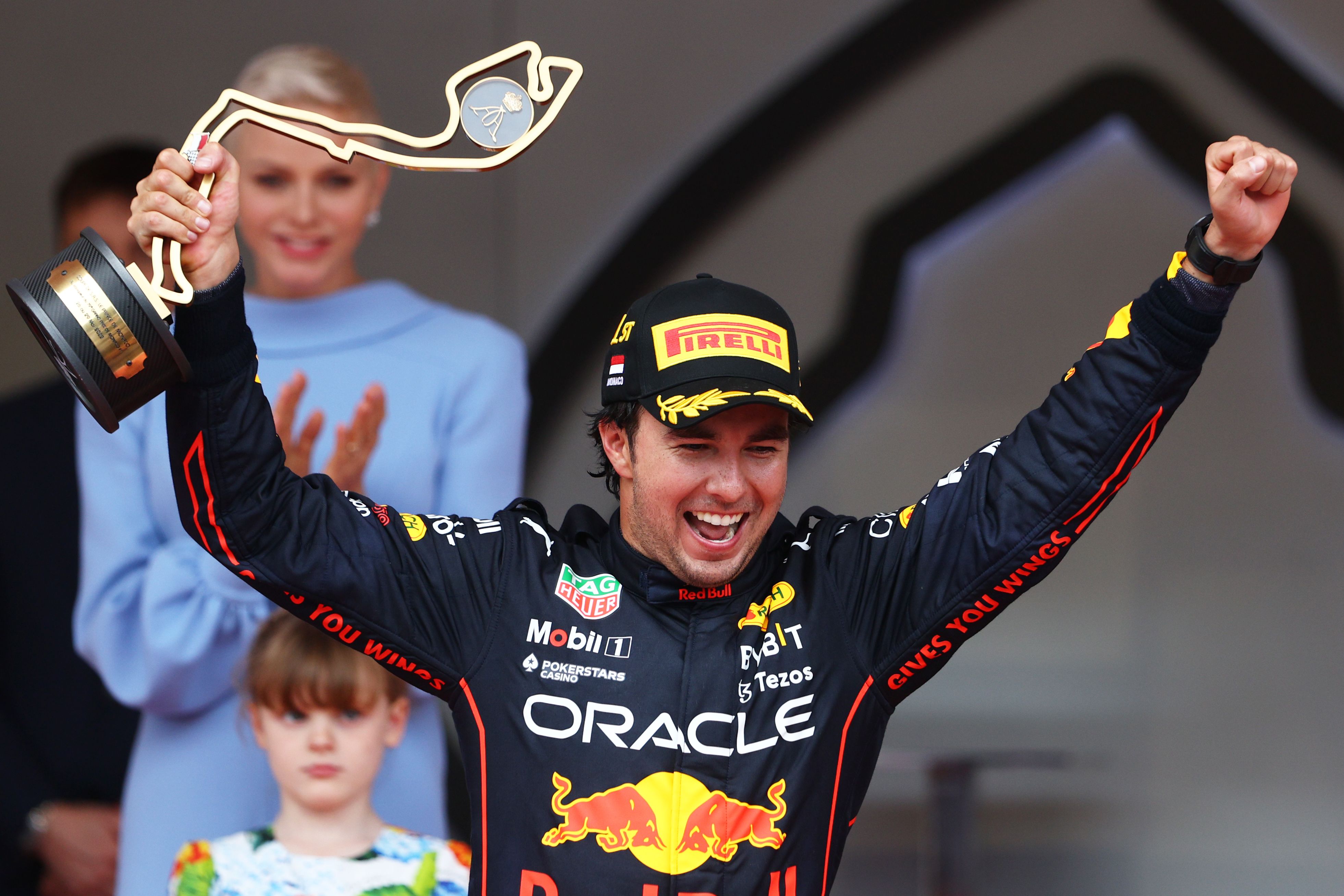 Sergio perez monaco 2022 passionate moments from an epic race