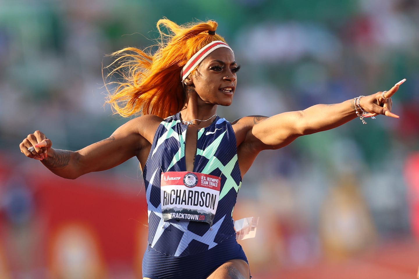 Sha carri richardson world athletics inspires with unmatched talent