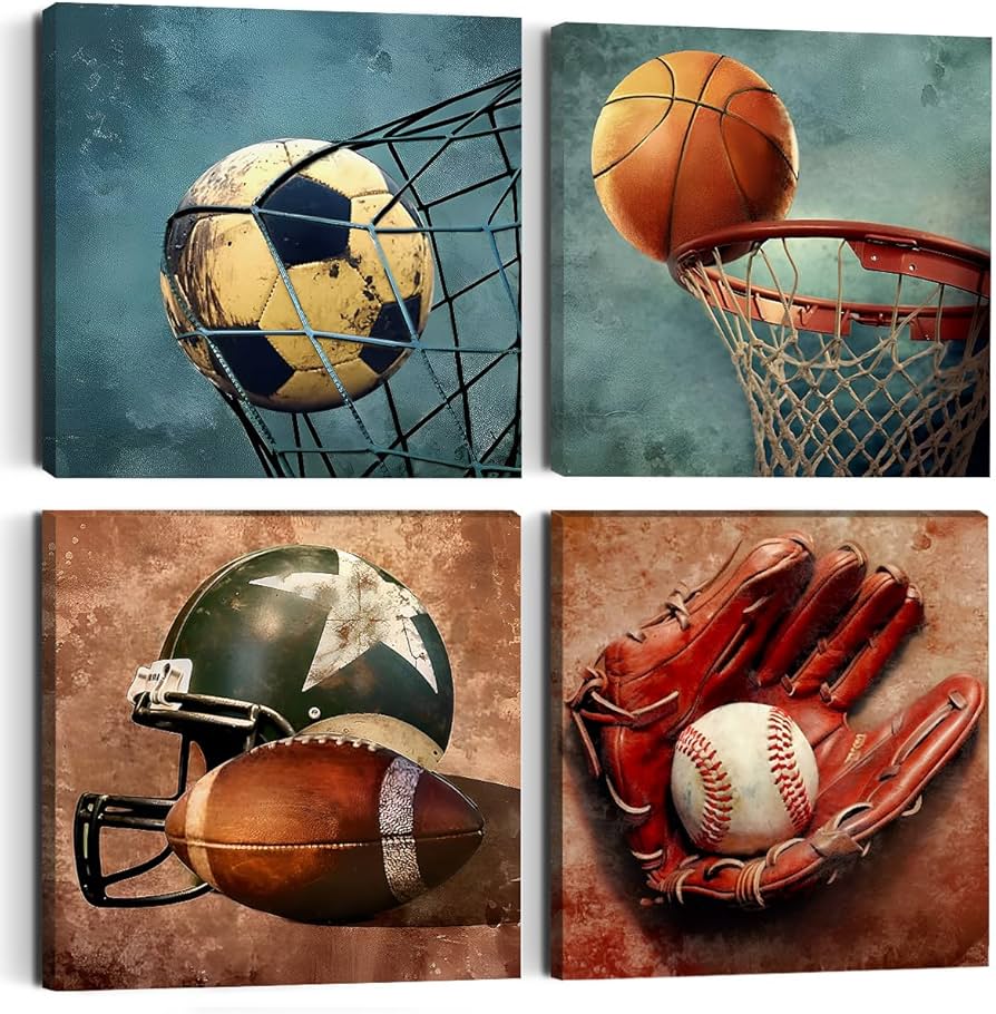Sports framed pictures determined to inspire your passion for athletics