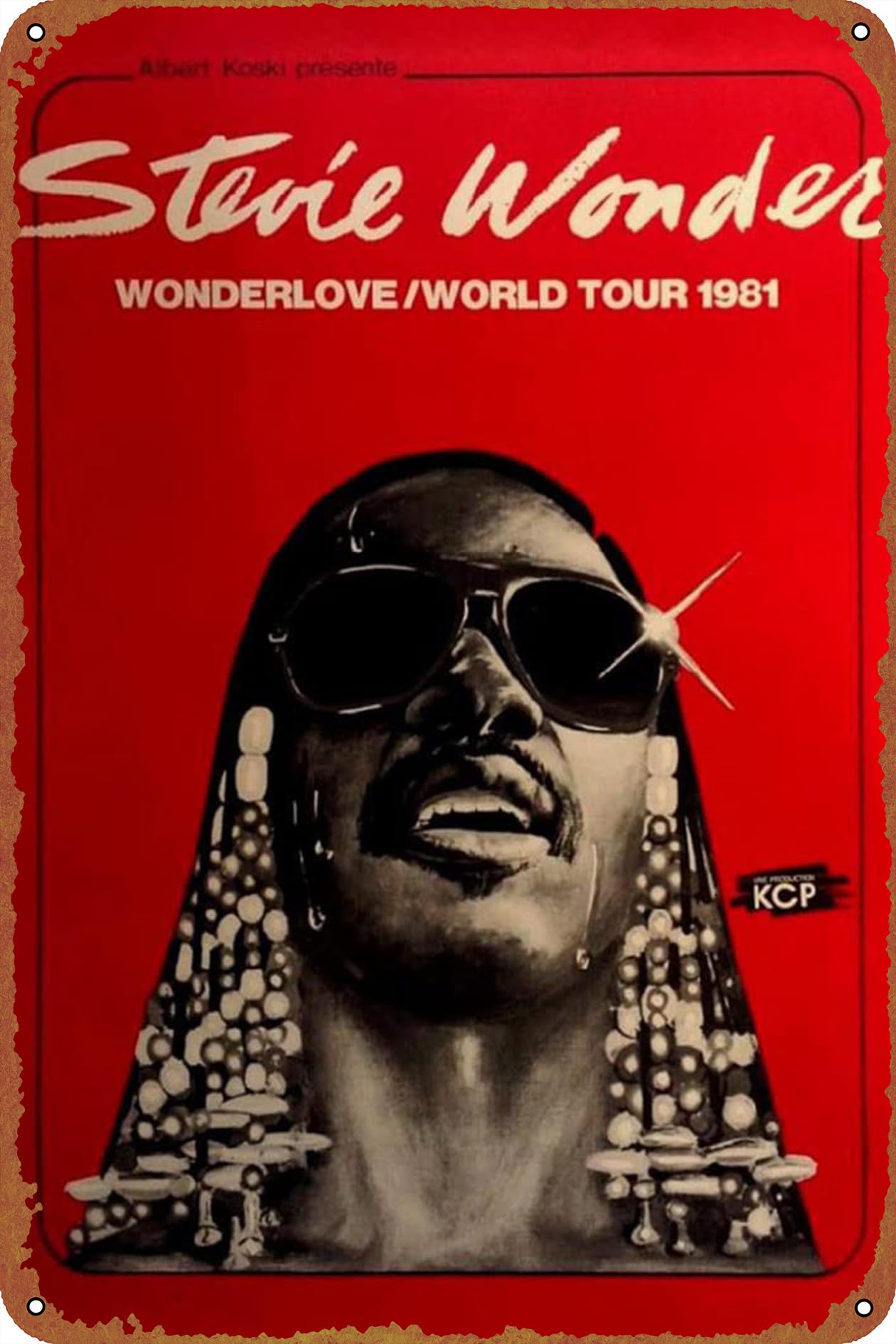 Pioneering stevie wonder concert poster designs for avid fans
