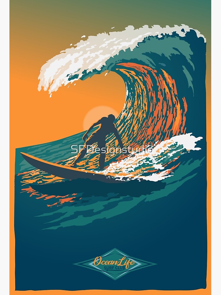 Surf poster collection featuring formidable designs to inspire adventure
