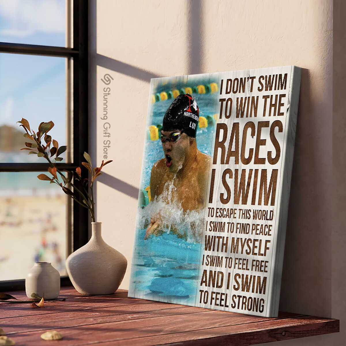 **create stunning swim posters to inspire your passion for water**
