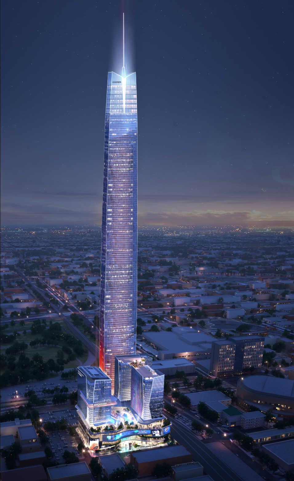 Tallest building in north america offers a vibrant skyline view