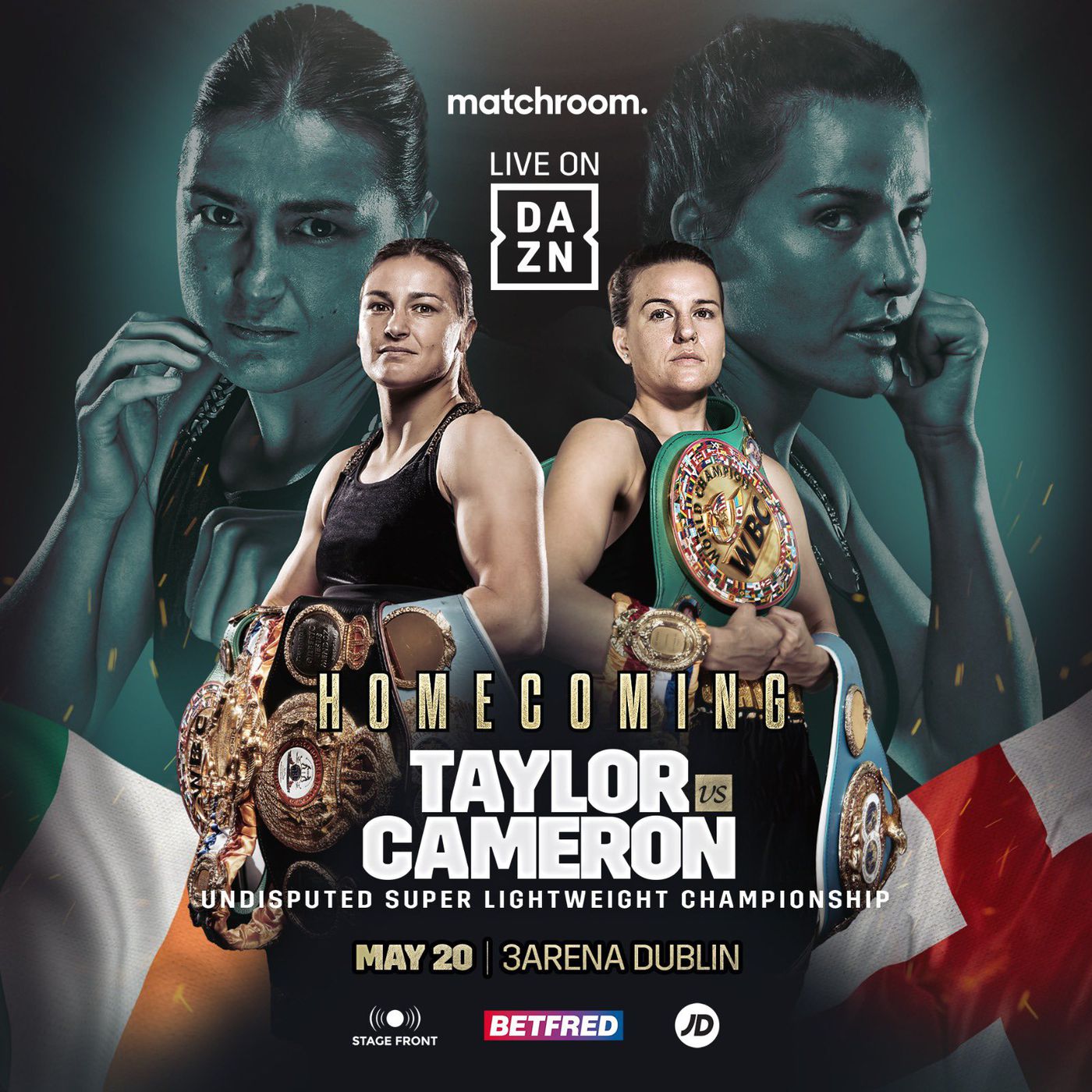 Katie taylor vs chantelle cameron card showcases fierce competition ahead