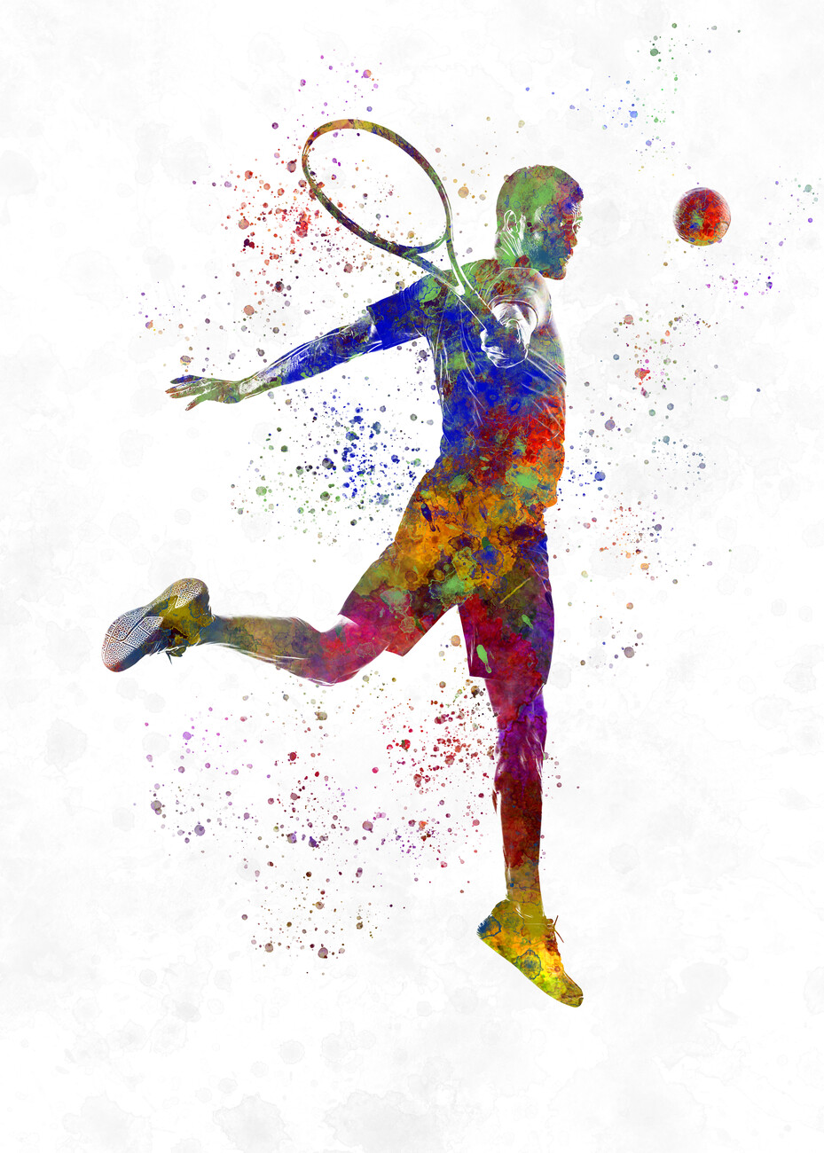 Trailblazing tennis prints that capture the essence of the game