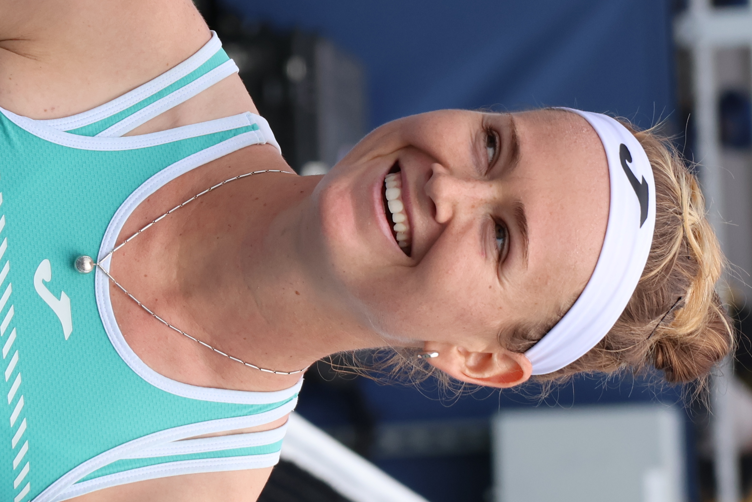 Inspired by bouzkova tennis player excellence and determination on court