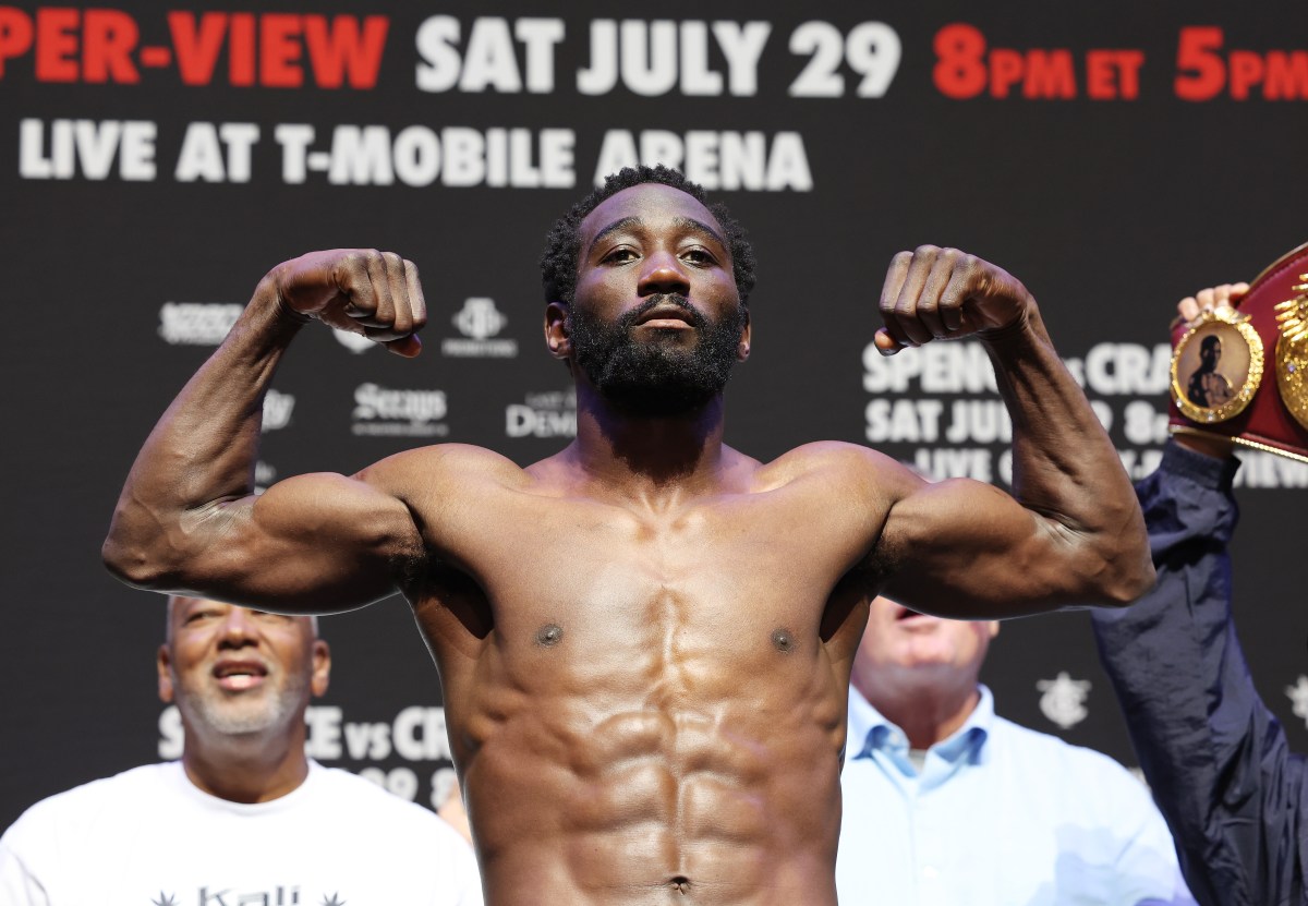 Dedicated to the anticipation of the crawford weigh in event today