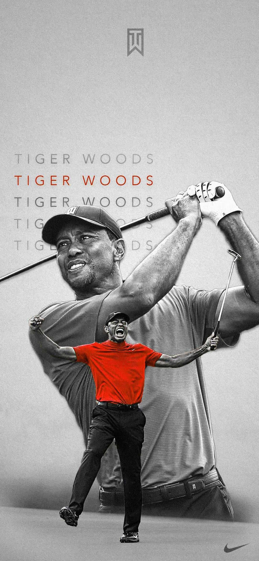 Iphone tiger woods wallpaper showcasing the power of teamwork in sports
