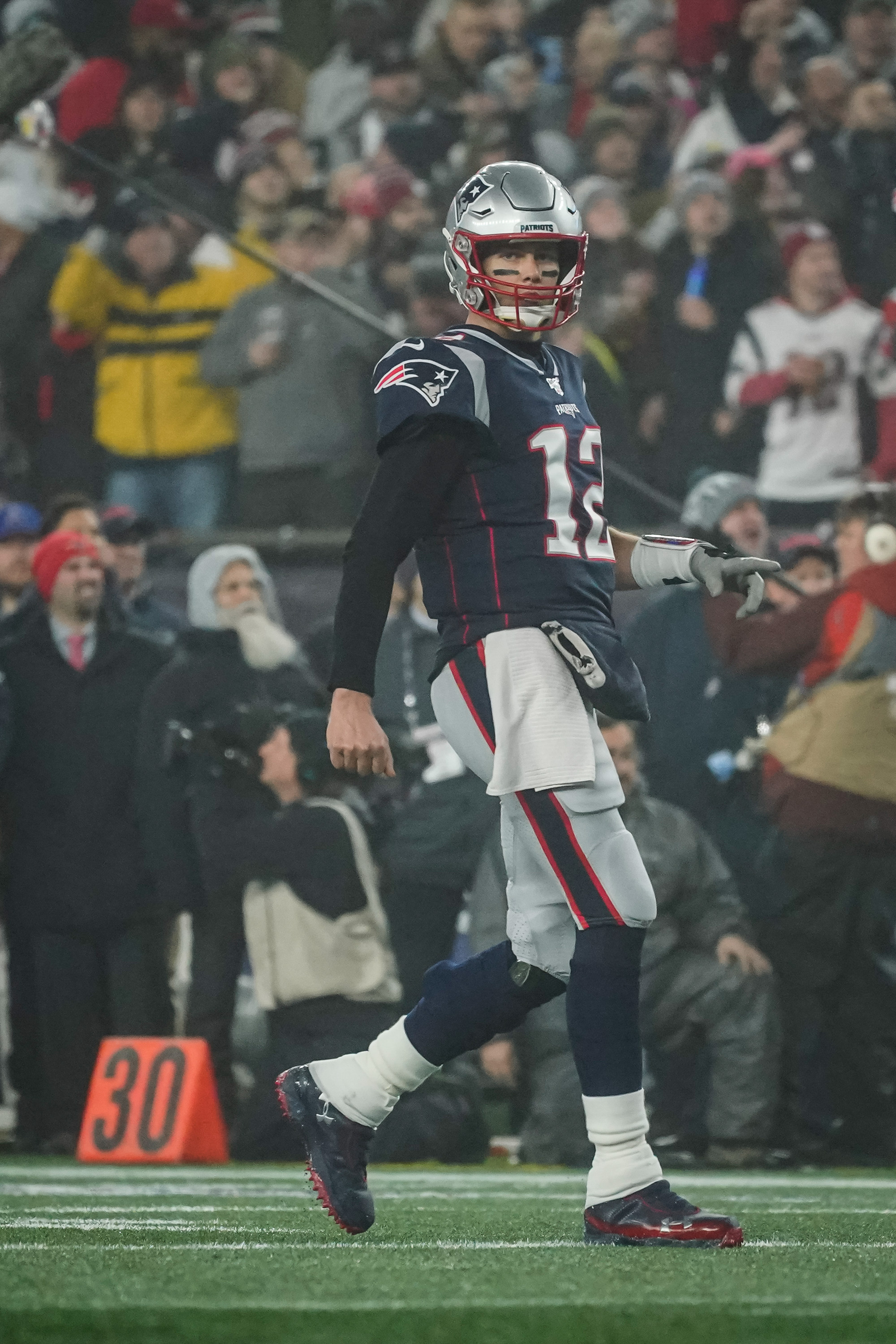 Sporting excellence captured in a stunning tom brady portrait photo