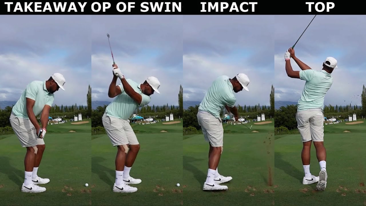 Robust analysis of tony finau swing sequence for perfect golf shots