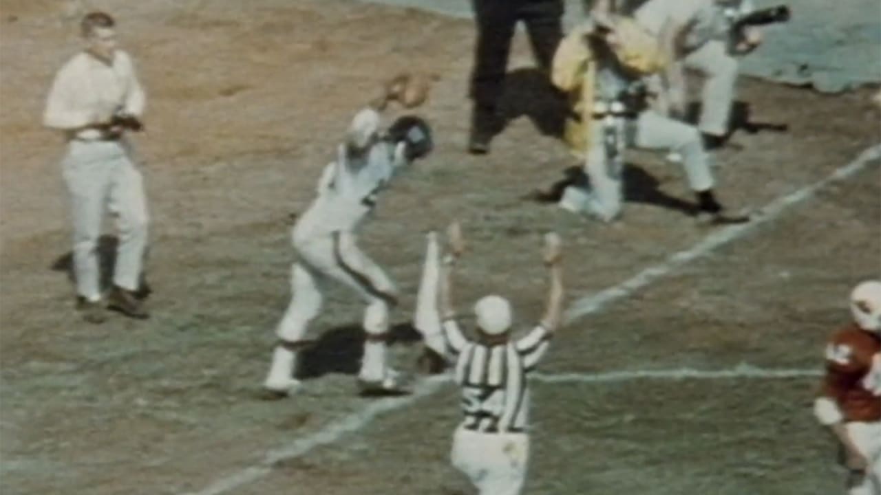Spiking the football after touchdown with record-breaking celebrations