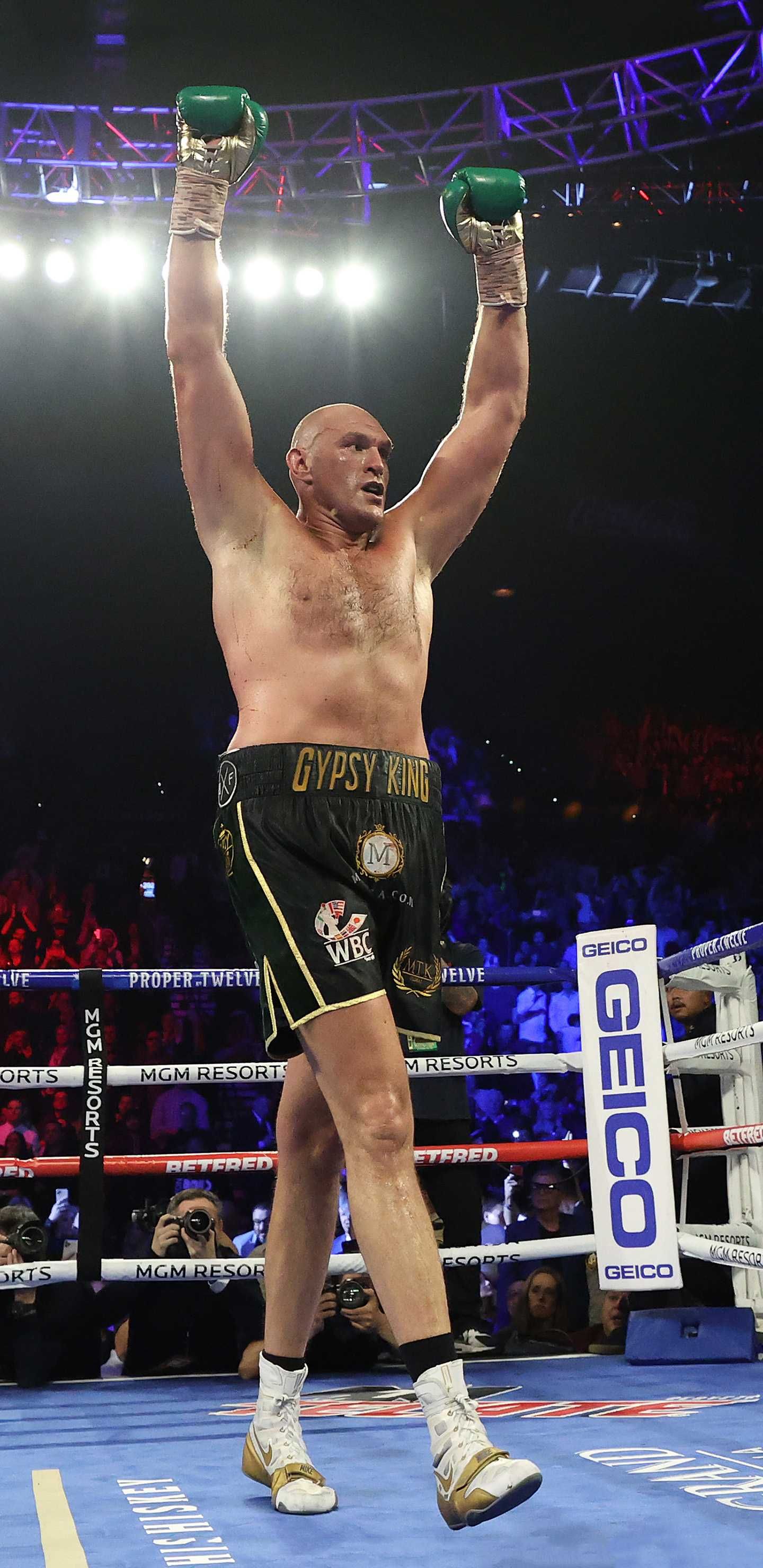 Sporty tyson fury wallpaper to showcase the champion’s spirit