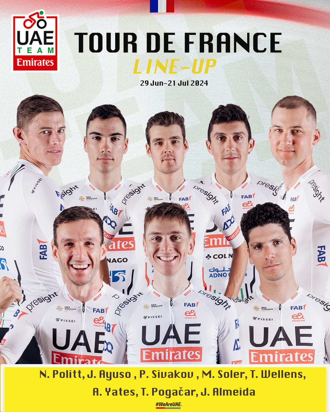 High-impact moments from the uae tour de france team you must see