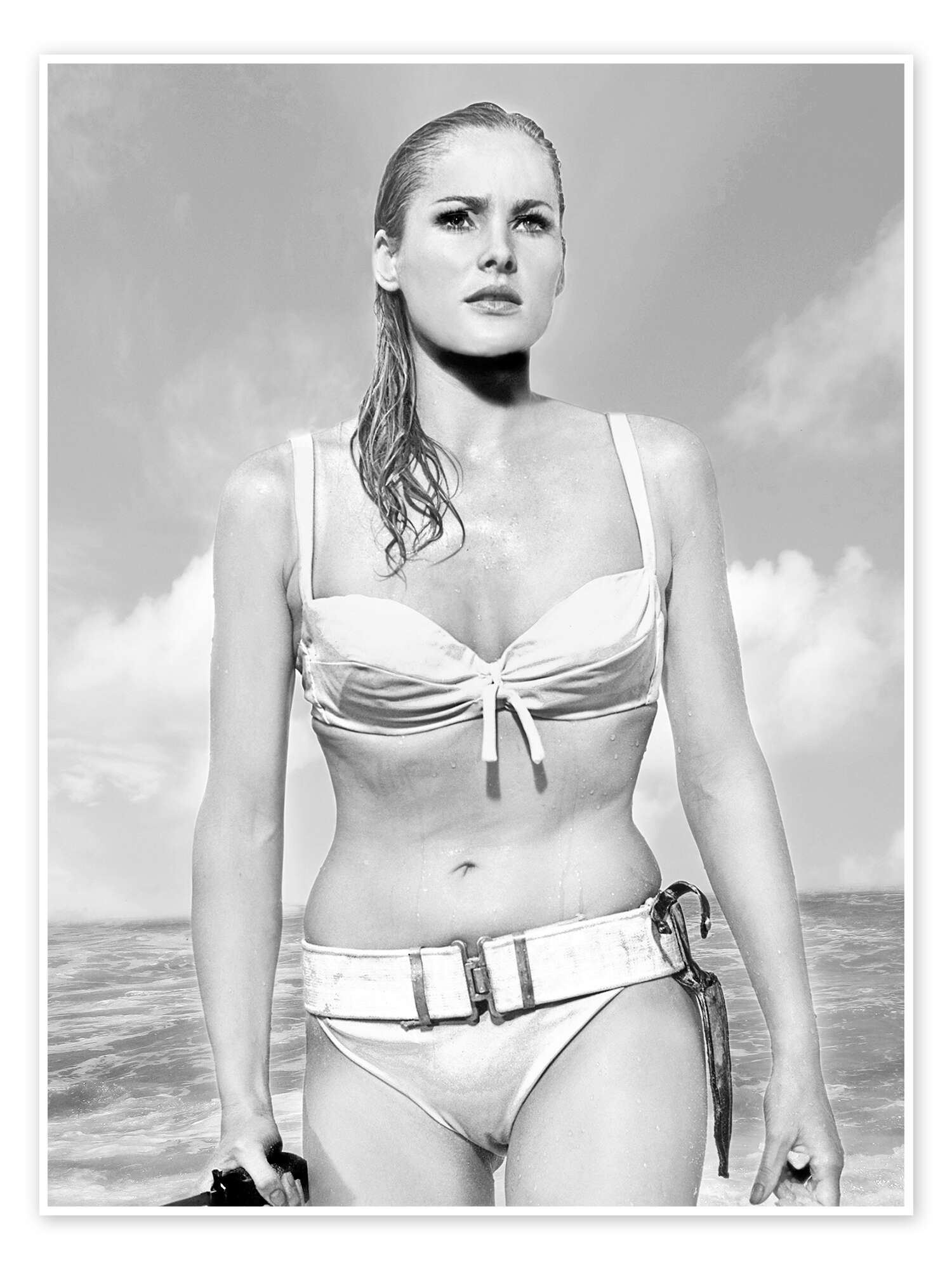 Poster ursula andress: game-changing icon of classic cinema art