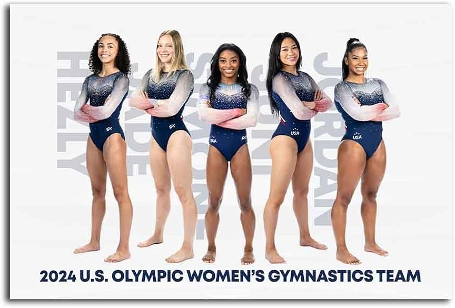 Inspirational usa gymnastics poster to elevate your athletic journey