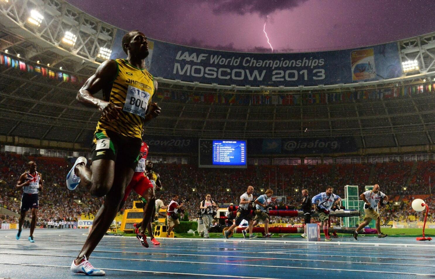 Usain bolt photo lightning captures courageous moments in sports history