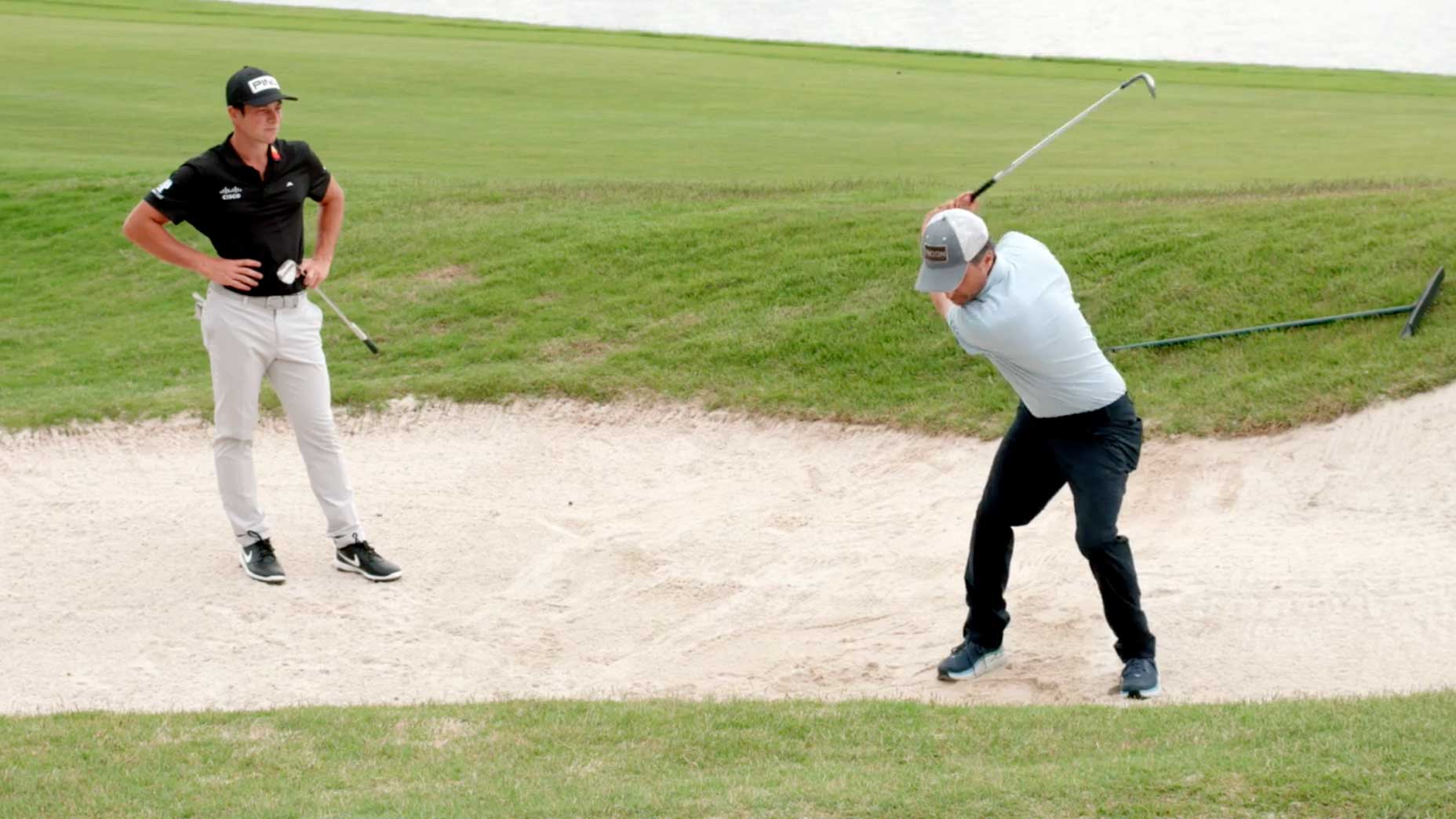 Viktor hovland bunker techniques to enhance your golf skills