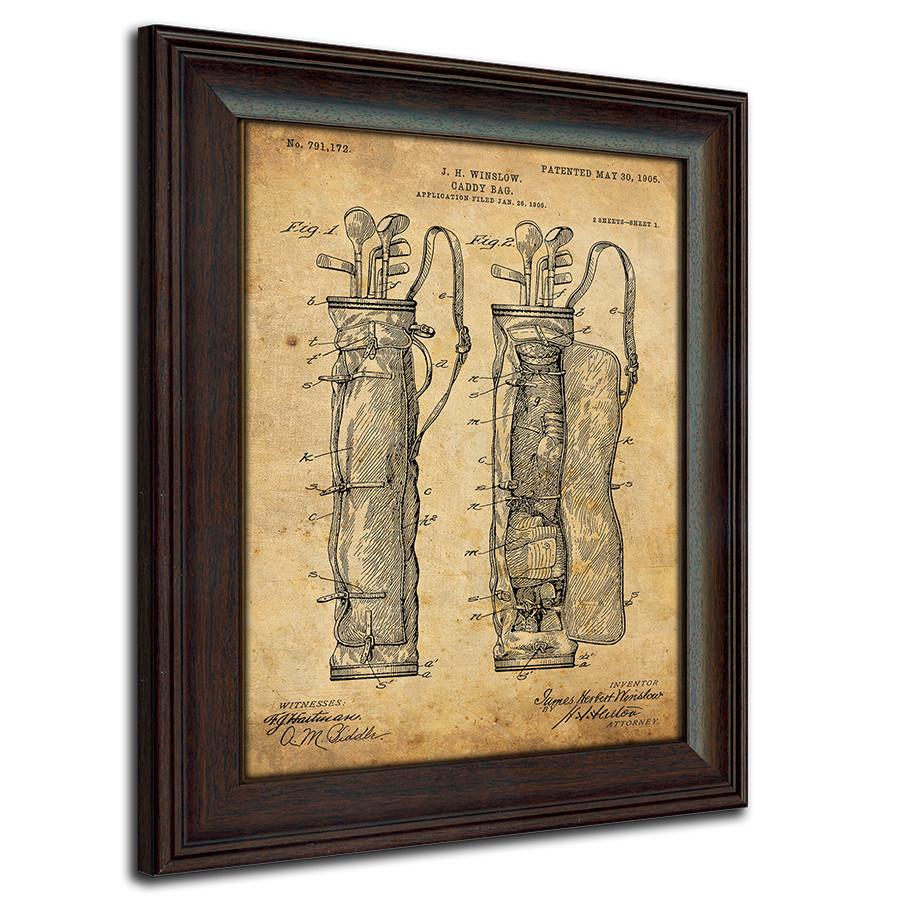 Fearless golf prints framed to elevate your home decor and passion