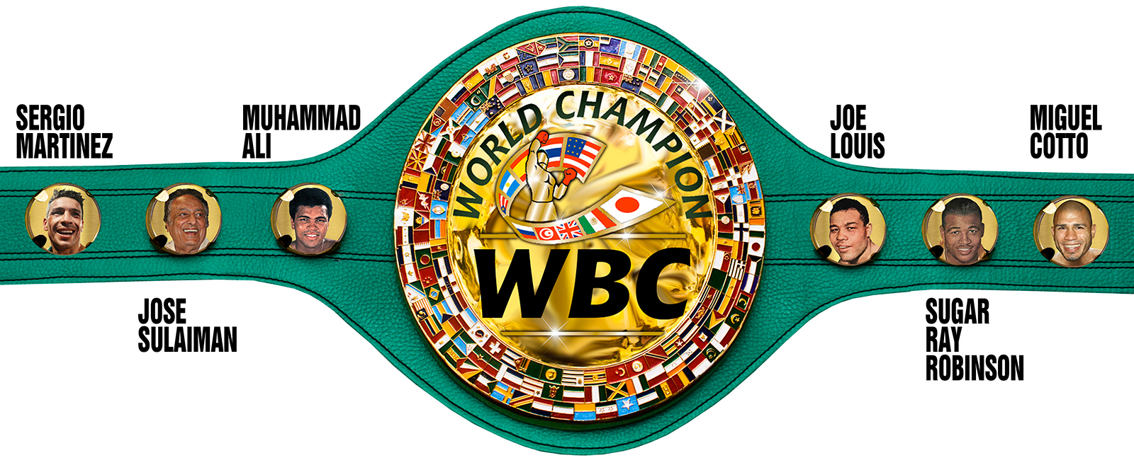 Sleek images reveal whose pictures are on the wbc belt today