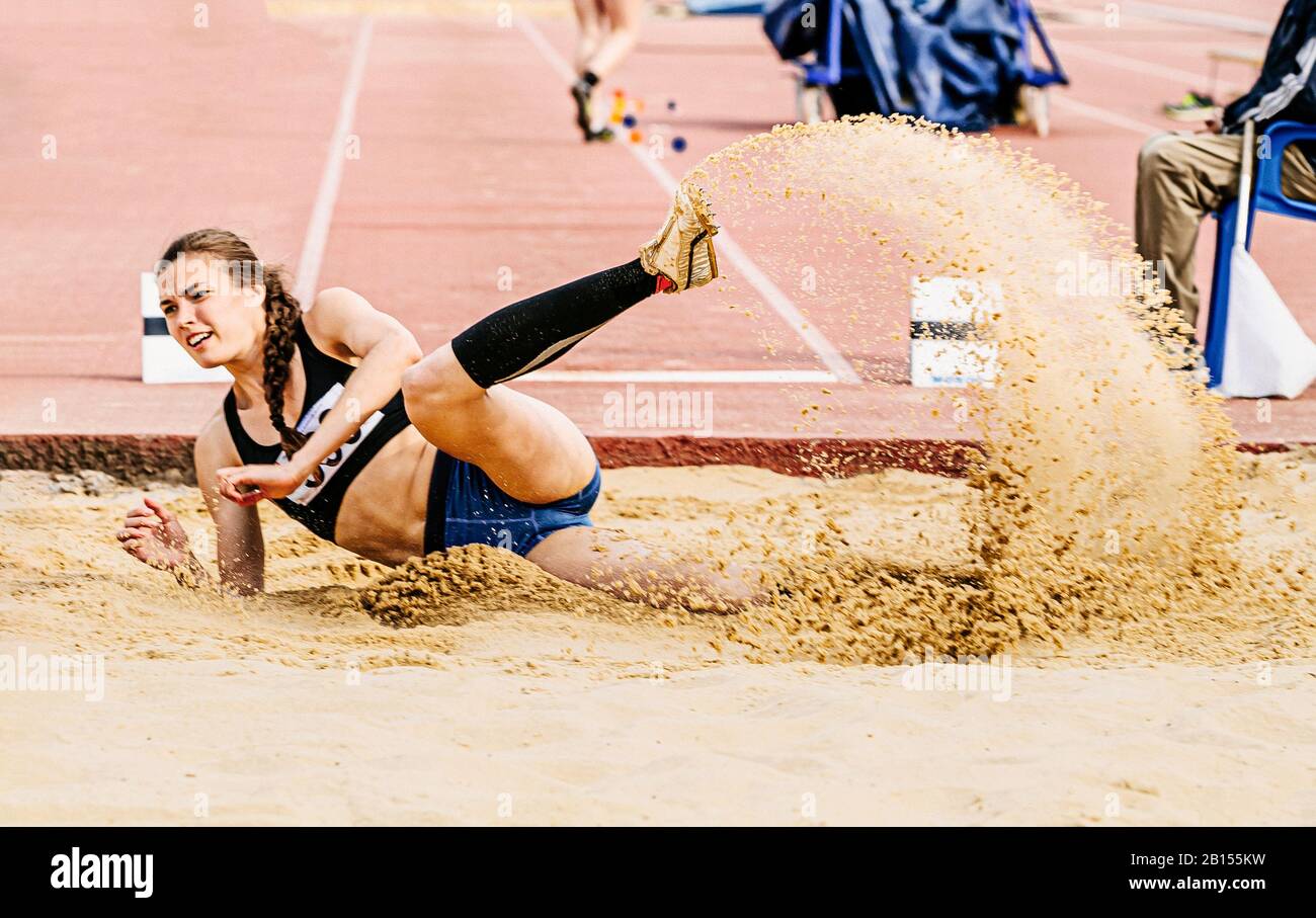 Women’s long jump landing vibrant tips for perfect technique and style