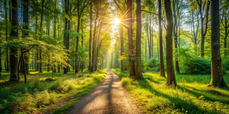Sporty woods image capturing the beauty and serenity of nature